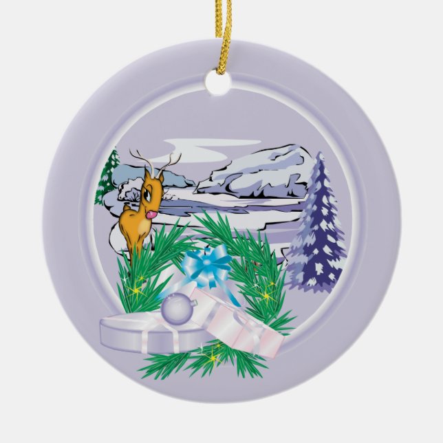 Lägg till din fotoutställning för Helgdag jul Julgransprydnad Keramik (Framsidan)