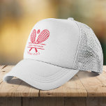Lägg till din Klubb Namn tennis Icons Red Keps<br><div class="desc">Anpassa enkelt den här hatten genom att lägga till din klubb eller ditt samhälle namn genom att klicka på knappen "Anpassa". Du kan ändra bakgrunden, typsnitt, färg genom att klicka på "Redigera med Design verktyg". Perfekt för alla klubbar, företag eller skolsamhällen. Ordna så många eller så färre som krävs. Det...</div>