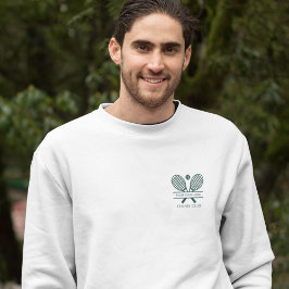 Lägg till din Klubb Namn Tennis Team Swag-Anpassni Lång Ärmad Tröja