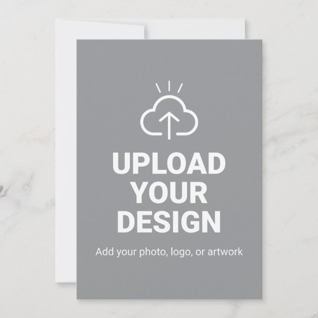 Lägg till din konstnärliga design inbjudningar (Framsida)