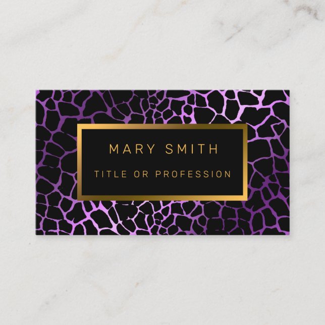 Lägg till din Lila Visitkort (Framsida)