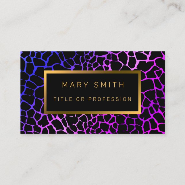 Lägg till din Lila Visitkort (Framsida)