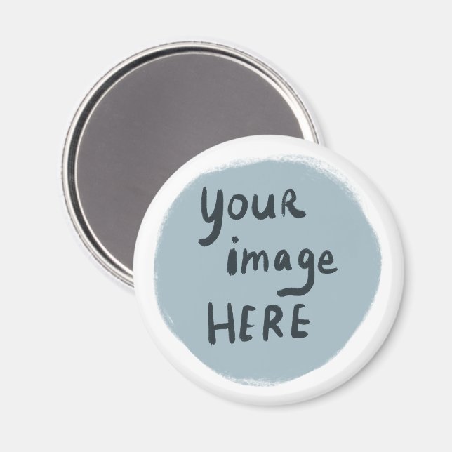 Lägg till din LOGO eller anpassad bild Magnet (Front/Back)