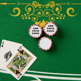 LÄGG TILL DIN LOGO POKER MARKER