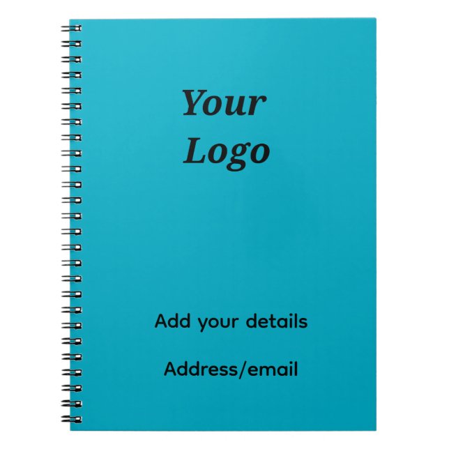Lägg till din logotext Pic anteckningsbok  (Framsidan)