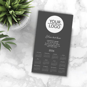 Lägg till din Logotyp 2026 Calendar Company Promot