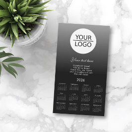 Lägg till din Logotyp 2026 Calendar Company Promot