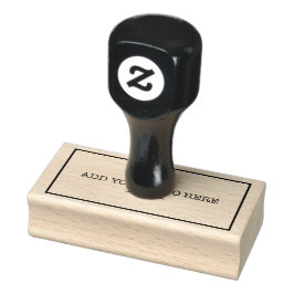 Lägg till din logotyp Anpassad Stämpel