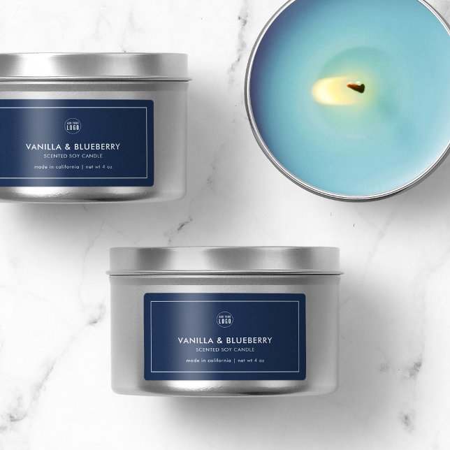 Lägg till din Logotyp Anpassningsbar Färg Modern P Adressetikett (Skapare uppladdad)