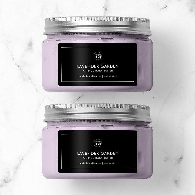 Lägg till din Logotyp Anpassningsbar Färg Modern P Adressetikett (Skapare uppladdad)