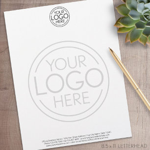 Lägg till din Logotyp Business Corporate Modern Mi Brevhuvud