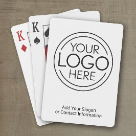 Lägg till din Logotyp Business Corporate Modern Mi Casinokort