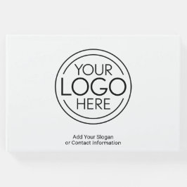 Lägg till din Logotyp Business Corporate Modern Mi Gästböcker