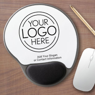 Lägg till din Logotyp Business Corporate Modern Mi Gel Musmatta