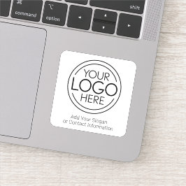 Lägg till din Logotyp Business Corporate Modern Mi Klistermärken