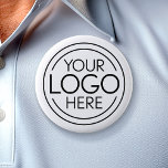 Lägg till din Logotyp Business Corporate Modern Mi Knapp<br><div class="desc">Perfekt för ett kontor i party eller för presentation eller promenader i närheten för att göra reklam för ditt företag är dessa logoknappar enkla att utforma. Du kan ändra bakgrunden till färg så att den matchar färg som koordinerar med företagets logotyp. En enkel, ingen kylkonstruktion för något företag. Ladda upp...</div>