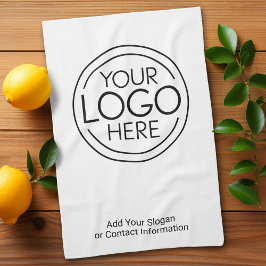 Lägg till din Logotyp Business Corporate Modern Mi Kökshandduk