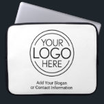 Lägg till din Logotyp Business Corporate Modern Mi Laptop Fodral<br><div class="desc">Perfekt för ett konvent eller en presentationsgåva, logotypen laptop sleeve är enkel att utforma. Du kan ändra bakgrunden till färg så att den matchar färg som koordinerar med företagets logotyp. Linjer av typen extra kan användas för företagskontaktinformation eller för att ett ställe ska kunna lägga till ett särskilt tillfälle -...</div>