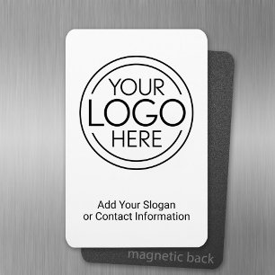 Lägg till din Logotyp Business Corporate Modern Mi Magnet