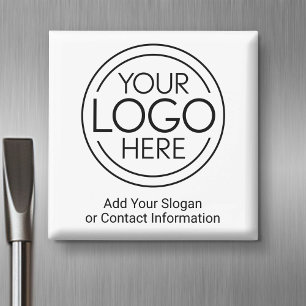 Lägg till din Logotyp Business Corporate Modern Mi Magnet