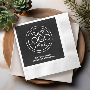 Lägg till din Logotyp Business Corporate Modern Mi Pappersservett