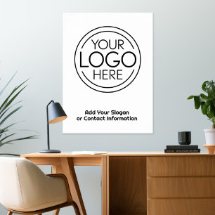 Lägg till din Logotyp Business Corporate Modern Mi Poster