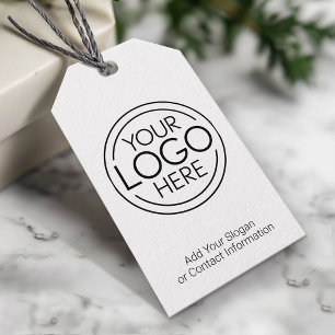 Lägg till din Logotyp Business Corporate Modern Mi Presentetikett
