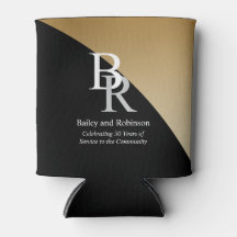 Lägg till din Logotyp Company Black Guld-kampanj