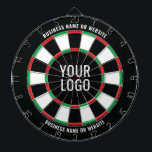 Lägg till din Logotyp Darttavla<br><div class="desc">Lägg till din egen logotyp och text till den här ritytan för att hänga i ställe på verksamheten. Klicka på Ändra bild till ställe i logotypen så att ritytans inre cirkel fylls. En .png av en vit version av din logotyp skulle se mycket coola ut.</div>