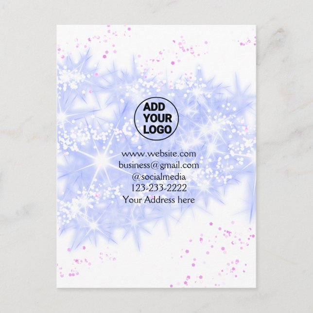 lägg till din logotyp/design här namn vykort (Framsida)