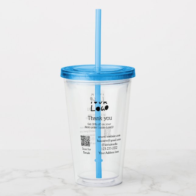 lägg till din logotyp/design här Q R Take Away Mugg (Framsida)