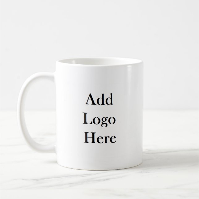 Lägg till din Logotyp eller Logotyp i idrottsteame Kaffemugg (Vänster)