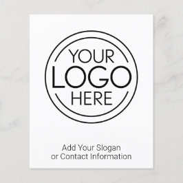 Lägg till din logotyp Företag Modern minimalistisk Flygblad