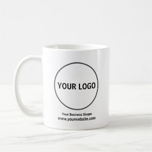 Lägg till din logotyp, Företagets mugg, Kaffemugg