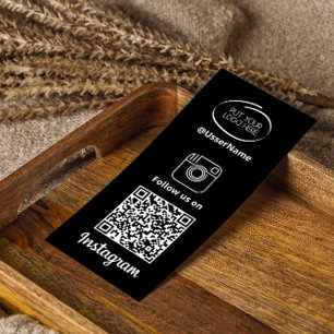Lägg till din Logotyp genom att följa USA:s QR-kod Litet Visitkort