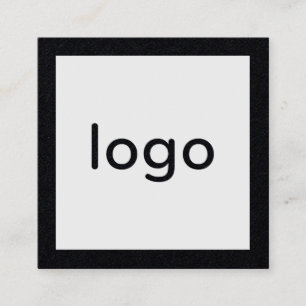 Lägg till din logotyp, handgjord, , papper fyrkantigt visitkort