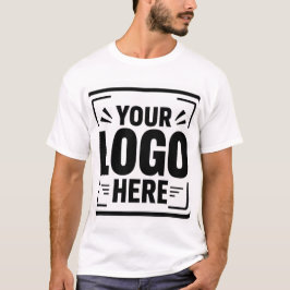 Lägg till din logotyp här anpassad t-shirt | Perso