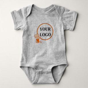 LÄGG TILL DIN LOGOTYP HÄR För barn Baby Shower Par T Shirt