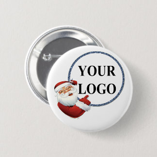 Lägg till din logotyp jul firande knapp