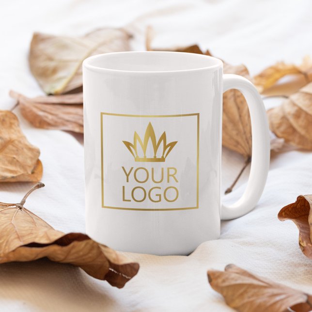 Lägg till din Logotyp Kaffemugg (Skapare uppladdad)