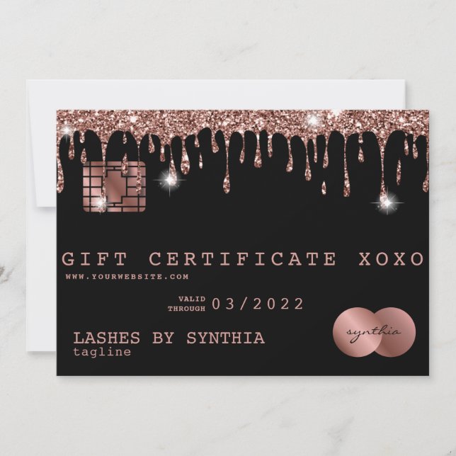 Lägg till din Logotyp med hjälp av Kredit-kort (Framsida)