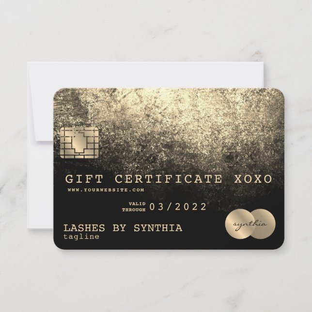 Lägg till din Logotyp med hjälp av Kredit-kort (Framsida)