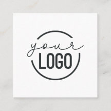Lägg till din logotyp Modern Minimal Enkel Vit Fyr