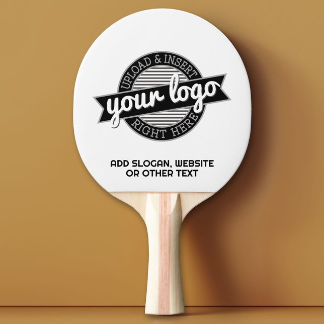 Lägg till din Logotyp - moderna minimalistisk med  Pingisracket (Custom Ping Pong Paddle)