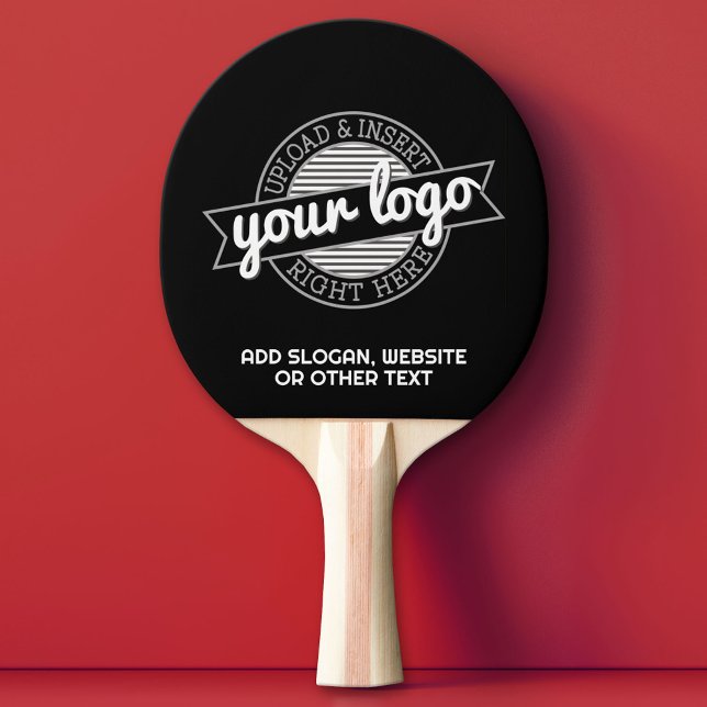 Lägg till din Logotyp - moderna minimalistisk med  Pingisracket (Custom Ping Pong Paddle)