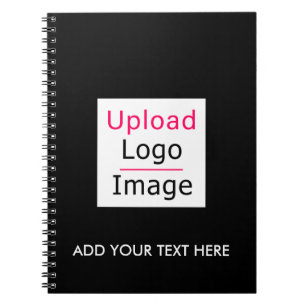 Lägg till din Logotyp och Anpassningsbar Text Mode Anteckningsbok