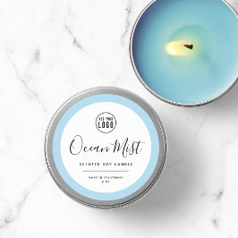 Lägg till din Logotyp och redigerbar Färg-produkte Runt Klistermärke