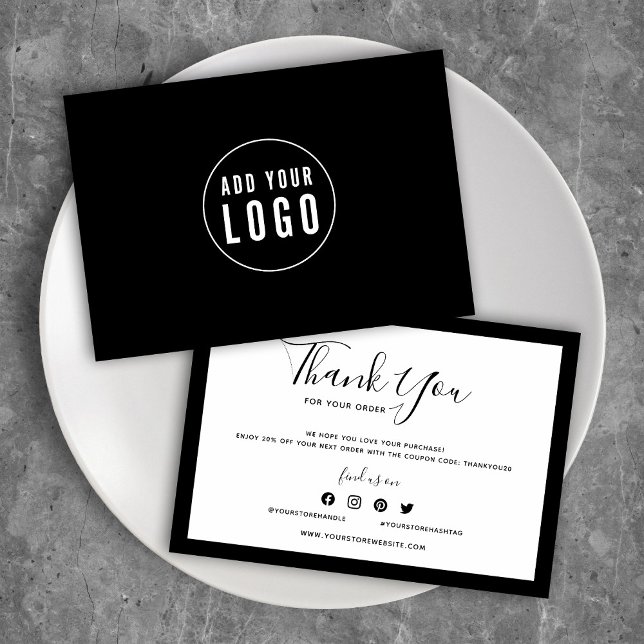 Lägg till din Logotyp och redigerbar Färg-Tack (Skapare uppladdad)