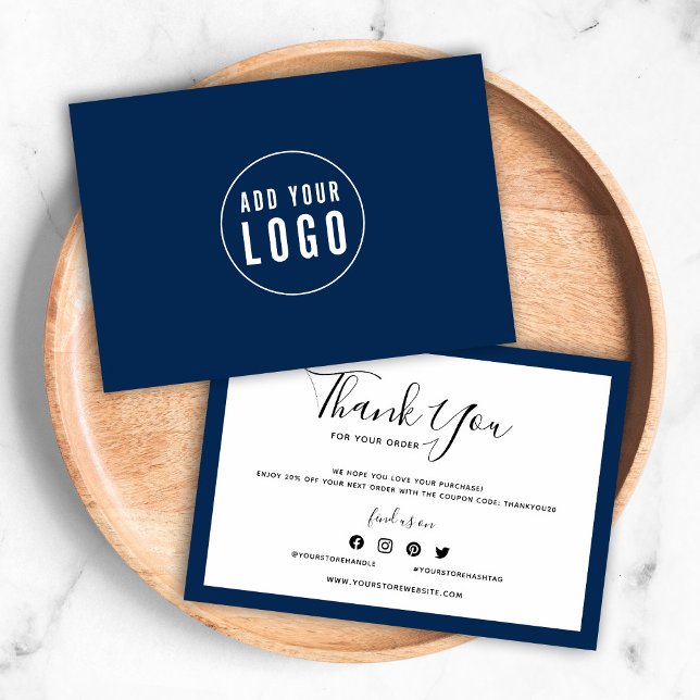 Lägg till din Logotyp och redigerbar Färg-Tack (Skapare uppladdad)