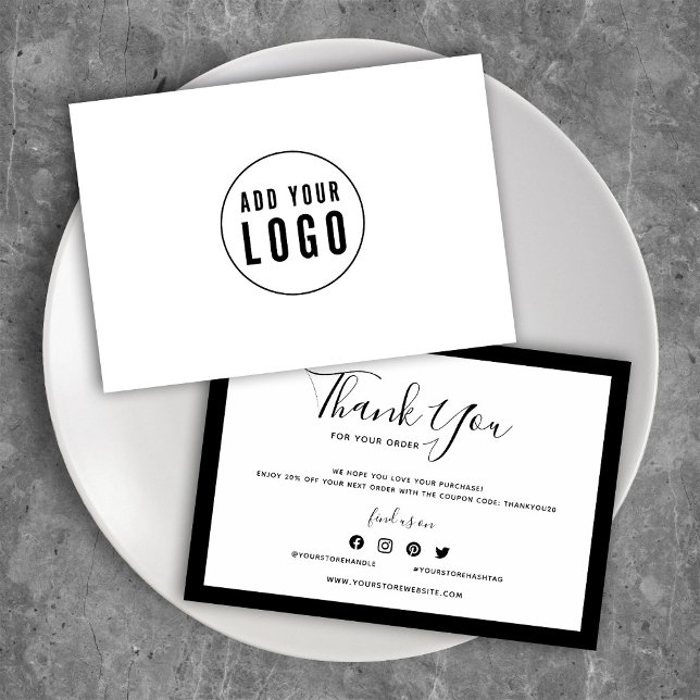 Lägg till din Logotyp och redigerbar Färg-Tack (Skapare uppladdad)